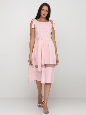 Платье А-силуэта розовое | 5900136
