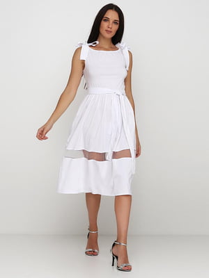 Платье А-силуэта белое | 5900138