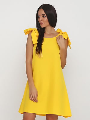 Сукня А-силуету жовта | 5900223