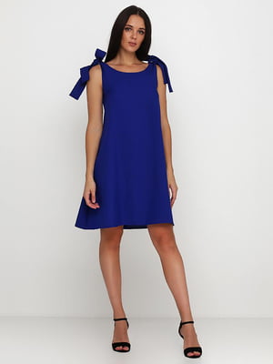 Платье А-силуэта синее | 5900225