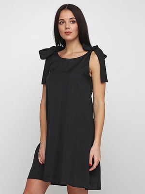 Платье А-силуэта черное | 5900231