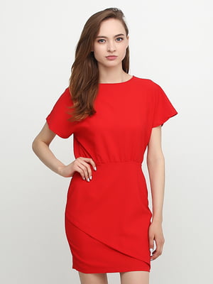 Платье-футляр красное | 5900298