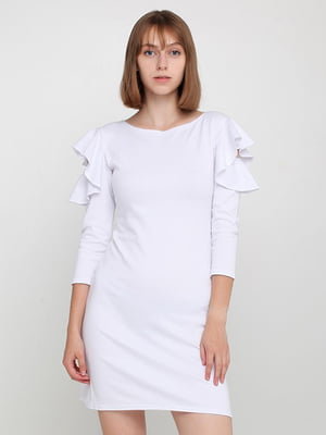 Платье-футляр белое | 5900448