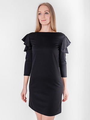 Платье-футляр черное | 5900455