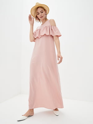 Платье А-силуэта розовое | 5900546