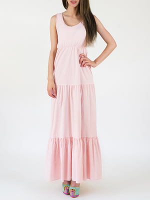 Платье А-силуэта розовое | 5900856