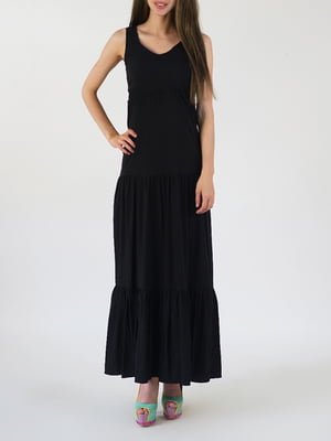 Платье А-силуэта черное | 5900866