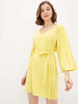 Сукня А-силуету жовта | 5901169