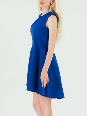 Платье А-силуэта синее | 5901737