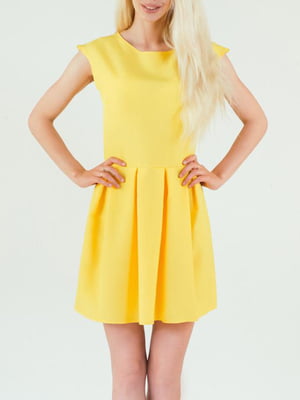 Сукня А-силуету жовта | 5902548