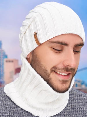 Комплект: шарф-хомут и шапка | 5906754