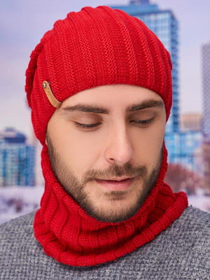 Комплект: шарф-хомут и шапка | 5906757