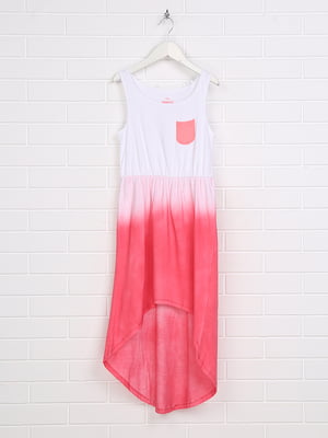 Сукня біло-рожева | 5907641