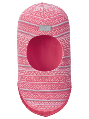 Шапка-шолом рожева з орнаментом | 5908784