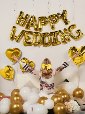 Набір повітряних куль «Happy wedding» | 5910005
