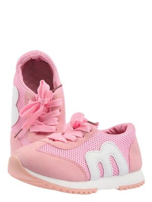 Кросівки рожеві з декором | 5910702