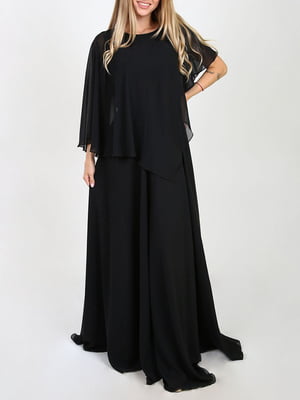 Сукня А-силуету чорна | 5910980