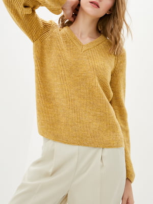 Пуловер горчичного цвета | 5915113