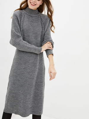 Платье-свитер серое | 5915171