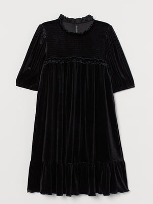 Платье А-силуэта черное | 5917406