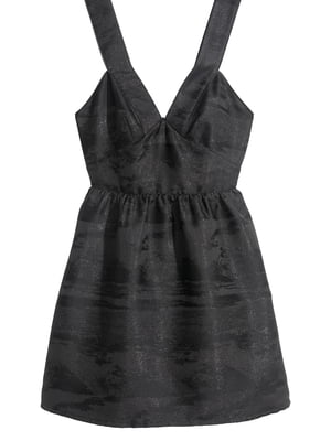 Платье А-силуэта черное | 5917442