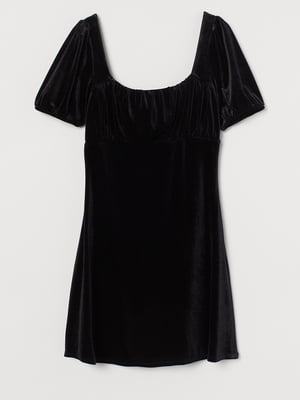 Платье А-силуэта черное | 5917478
