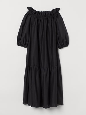 Платье А-силуэта черное | 5917878