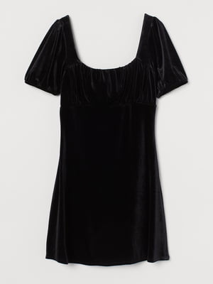 Платье А-силуэта черное | 5917946