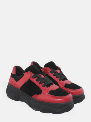 Кроссовки красно-черные | 5914921