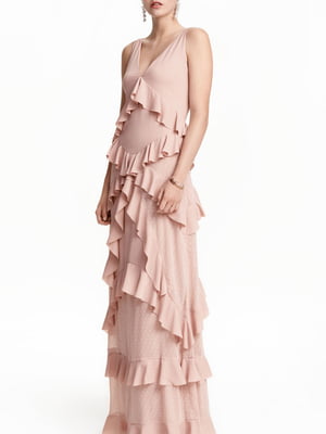 Платье А-силуэта розовое | 5923375
