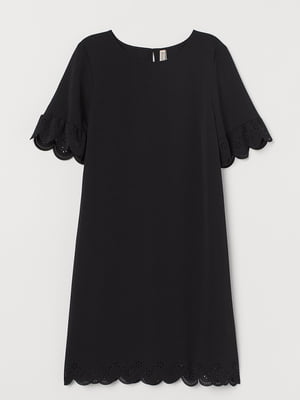 Платье А-силуэта черное | 5923396