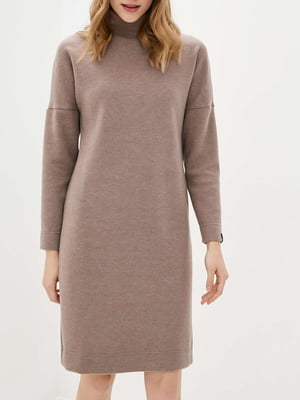 Платье-свитер коричневое | 5924005
