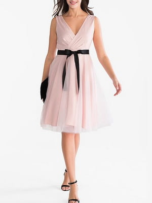 Платье А-силуэта розовое | 5921923