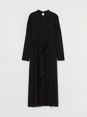 Платье-рубашка черное | 5923284