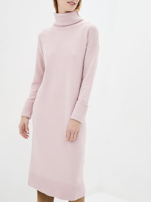 Платье-свитер розовое | 5924410
