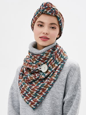 Комплект: шарф и тюрбан-повязка | 5924451