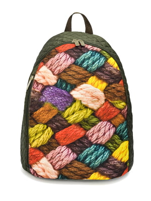 Рюкзак комбинированного цвета с узором | 5930122
