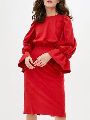 Сукня-футляр червона | 5931843