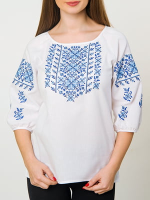 Рубашка-вышиванка белая | 5934135