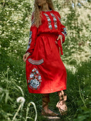 Сукня-вишиванка червона | 5934140