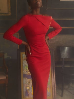 Сукня-футляр червона | 5934544