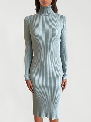 Платье-свитер голубое | 5936603