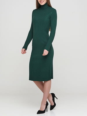 Сукня-светр зелена | 5936606