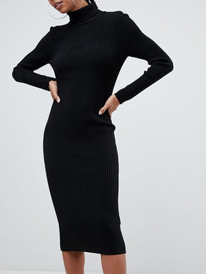 Платье-свитер черное | 5936609