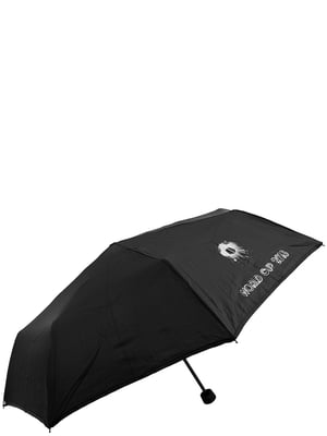Зонт черный с рисунком | 5937214