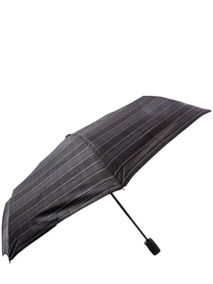 Зонт черный в полоску | 5937710