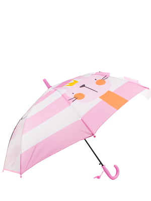 Зонт розовый в полоску | 5937964