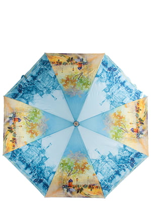 Зонт разноцветный с принтом | 5937979