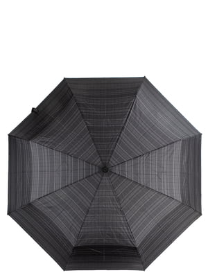 Зонт черный в полоску | 5937986