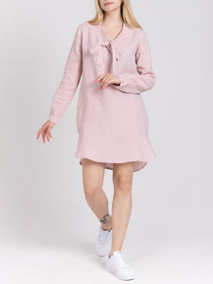 Платье А-силуэта розовое | 5938130